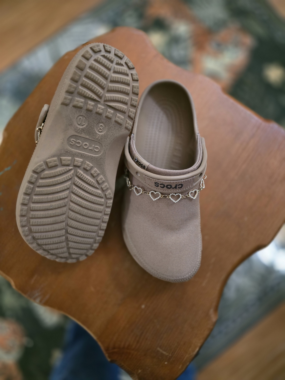 Crocs Classic Canvas Clog - Milk Chocolate - Picture 3 of 4